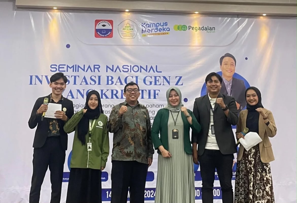 Ciptakan Generasi Muda Cerdas Finansial, Program Studi Perbankan Syariah FEB UPU Sukses Gelar Seminar Nasional Investasi bagi Gen Z