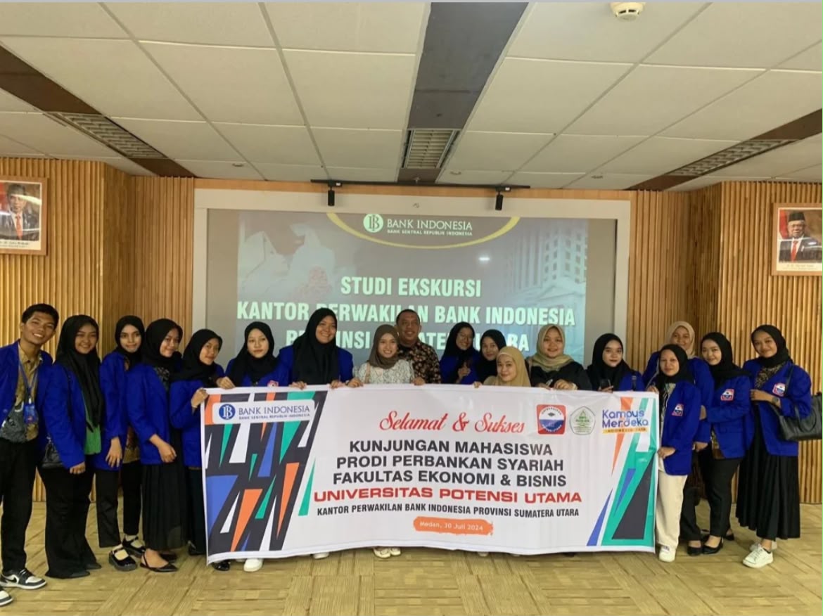 Perkuat Kompetensi Mahasiswa di Sektor Regulator, Program Studi Perbankan Syariah FEB Universitas Potensi Utama Bangun Sinergi Strategis Lewat Kunjungan Akademik ke Bank Indonesia Sumut