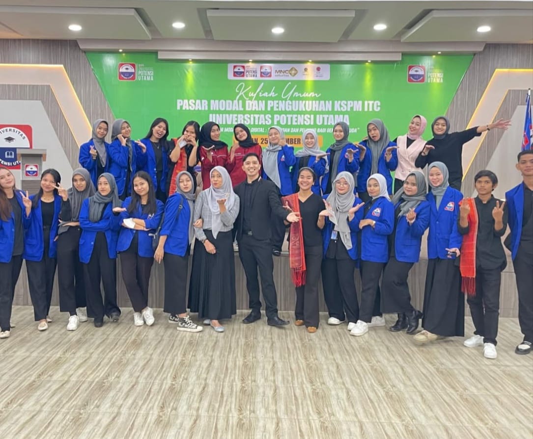 Kuliah Umum dan Pengukuhan Pengurus KSPM ITC UPU: Tingkatkan Literasi Pasar Modal di Kalangan Mahasiswa